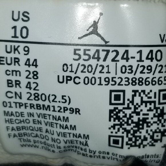 JORDAN 1 MID White Black Racer Blue - Picture 8 of 8